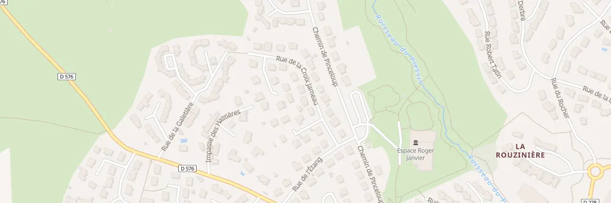 Plan du 6 Rue de la croix jameau au Genest-Saint-Isle