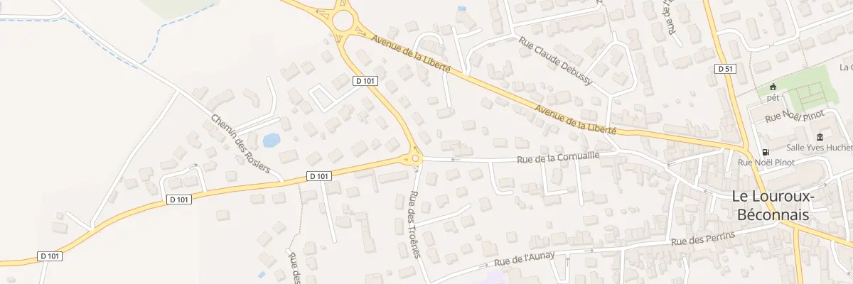Plan du 1 Rue du Bijou à Val d’Erdre-Auxence