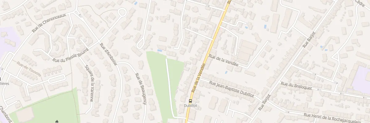 Plan du 86 Rue de la Vendée à Cholet