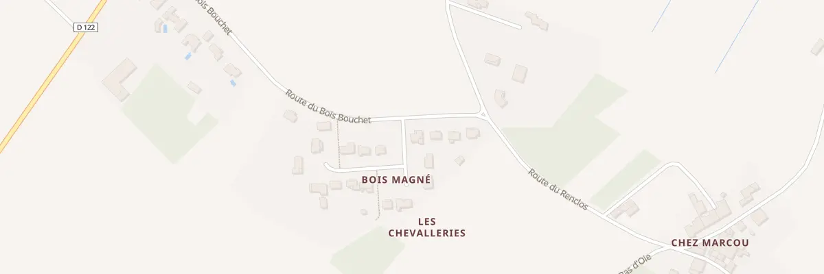 Plan du 1 Rue du Bois Magne à Sainte-Gemme
