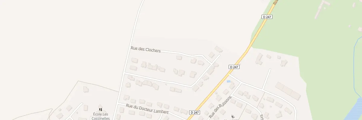 Plan du 23 Rue des Clochers à Montenay