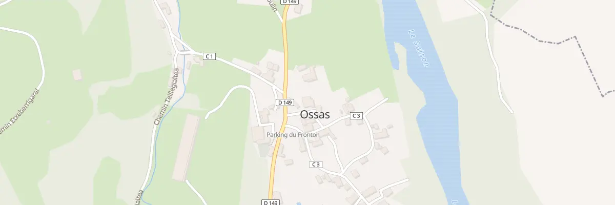Plan du 25 Rue du Batzoki à Ossas-Suhare