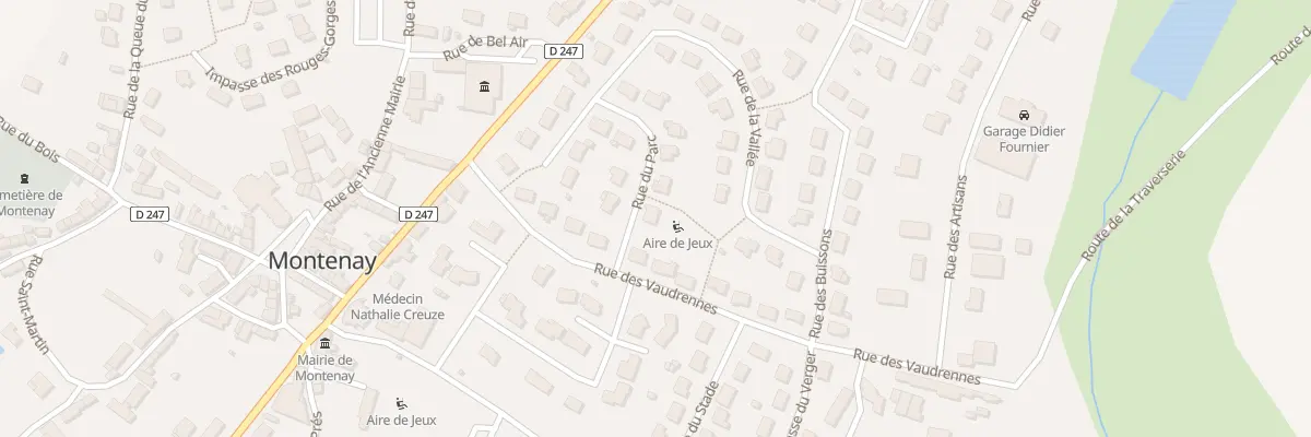 Plan du 2 Rue du Parc à Montenay