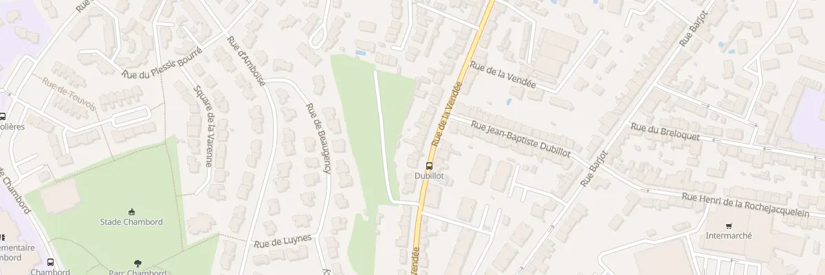 Plan du 98 Rue de la Vendée à Cholet
