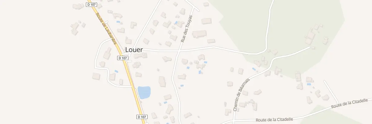 Plan du 108 Che de Lubat à Louer