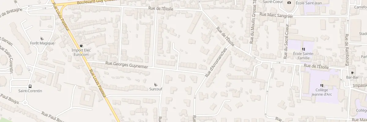 Plan du 43 Rue Georges Guynemer à Cholet