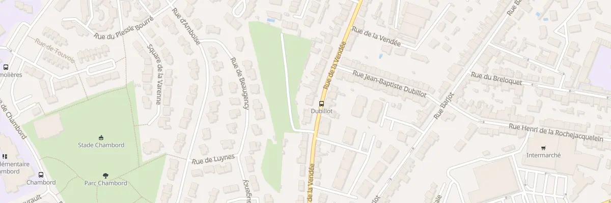Plan du 104 Rue de la Vendée à Cholet