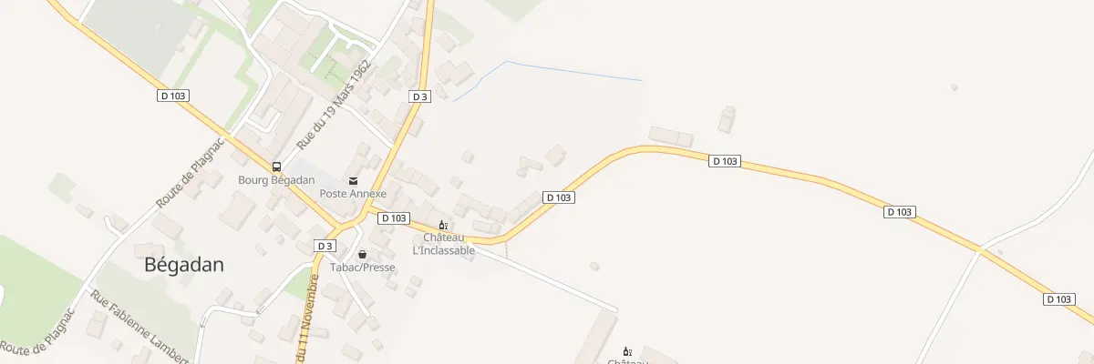 Plan du 17 Rue du Maquis de Vignes Oudide à Bégadan