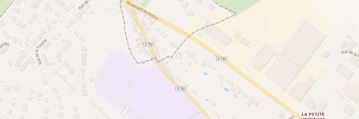 Plan du 74B Bd de la Rochejaquelein à Saint-Laurent-sur-Sèvre