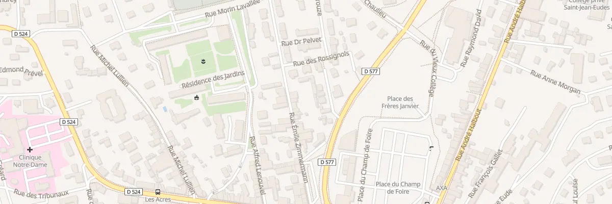 Plan du 174 Rue Emile Zimmermann - Vire à Vire Normandie