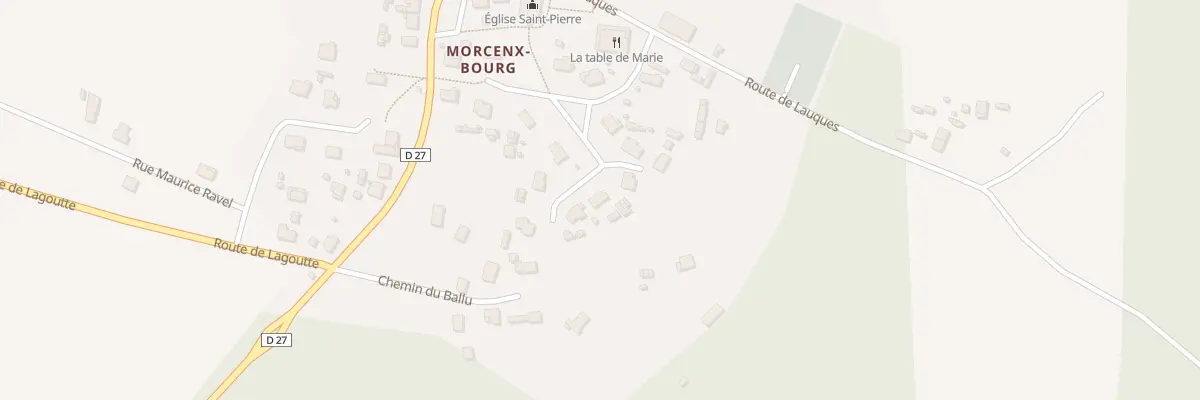 Plan du 149 Rue du Lot du Bourg à Morcenx-la-Nouvelle