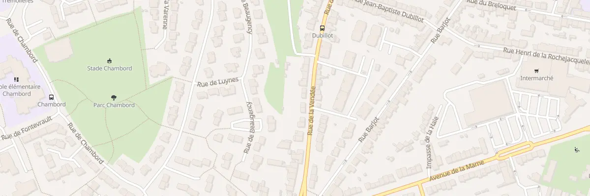 Plan du 122 Rue de la Vendée à Cholet