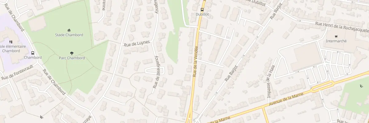 Plan du 126 Rue de la Vendée à Cholet