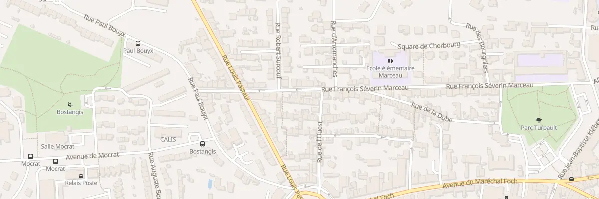 Plan du 97 Rue François Séverin Marceau à Cholet