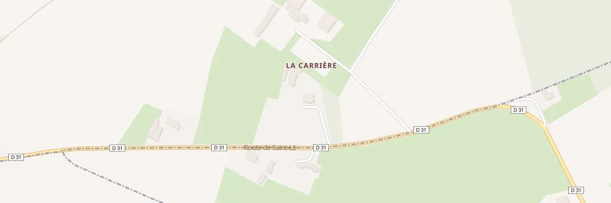 Plan du 1 La Carrière à La Bazoque