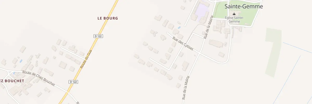 Plan du 26 Rue de la Garenne à Sainte-Gemme
