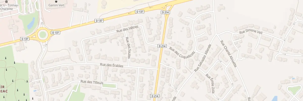 Plan du 3 Rue des Hêtres à Tonnay-Charente
