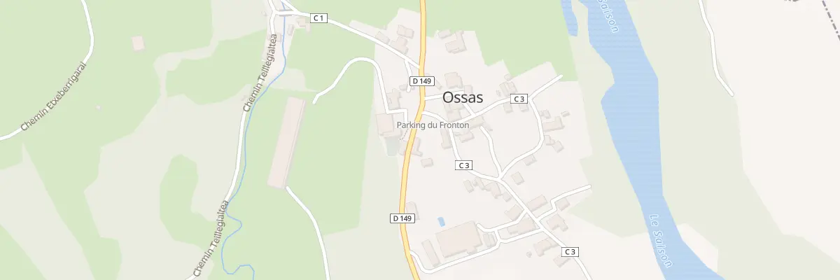 Plan du 95 Pl de la Mairie à Ossas-Suhare