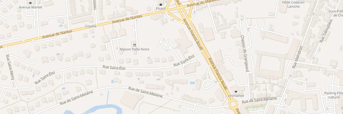 Plan du 4 Rue Saint Eloi à Cholet