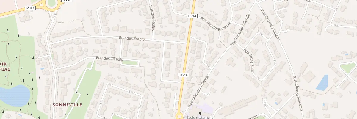 Plan du 15 Av André Dulin à Tonnay-Charente