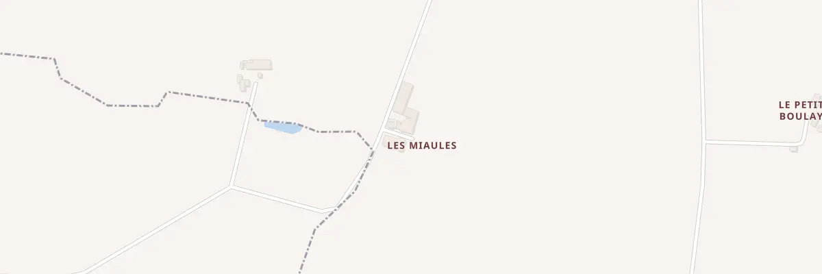 Plan du 2 Rte des Miaules à Denazé