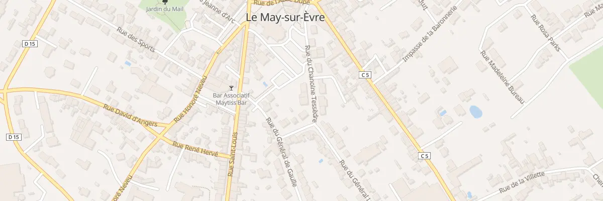 Plan du 20 Rue du Chanoine Tessedre au May-sur-Èvre