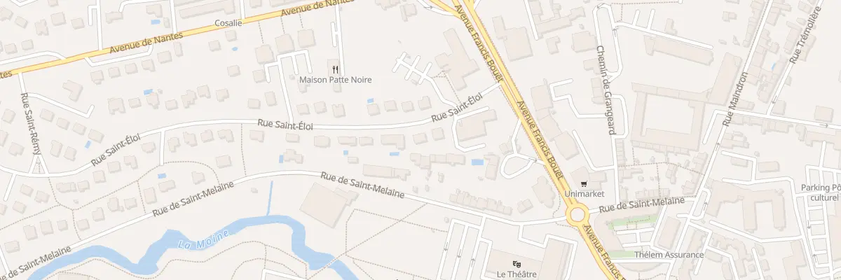 Plan du 5 Rue Saint Eloi à Cholet