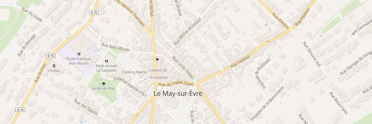 Plan du 12 Rue Louis Fizeau au May-sur-Èvre