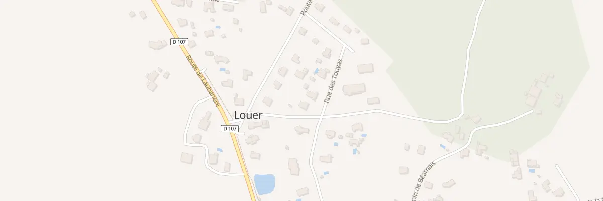 Plan du 93 Che de Lubat à Louer
