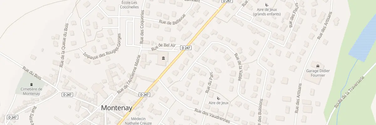 Plan du 30 Rue de la Vallée à Montenay