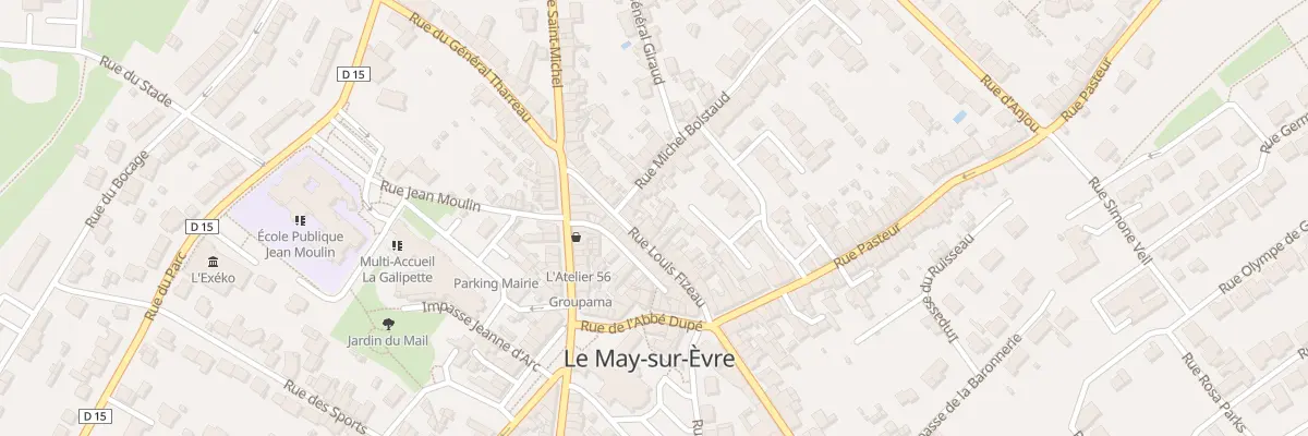 Plan du 18 Rue Louis Fizeau au May-sur-Èvre