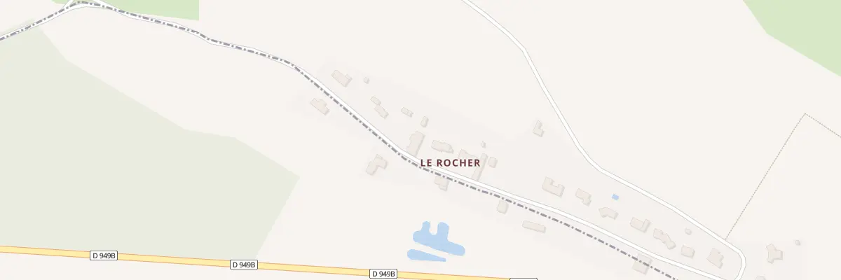 Plan du 5012 Le Rocher à Tallud-Sainte-Gemme