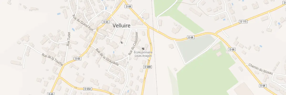 Plan du 4 Rue Jean Moulin Velluire aux Velluire-sur-Vendée