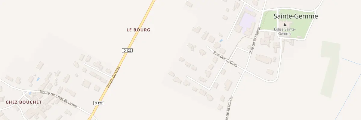 Plan du 30 Rue de la Garenne à Sainte-Gemme