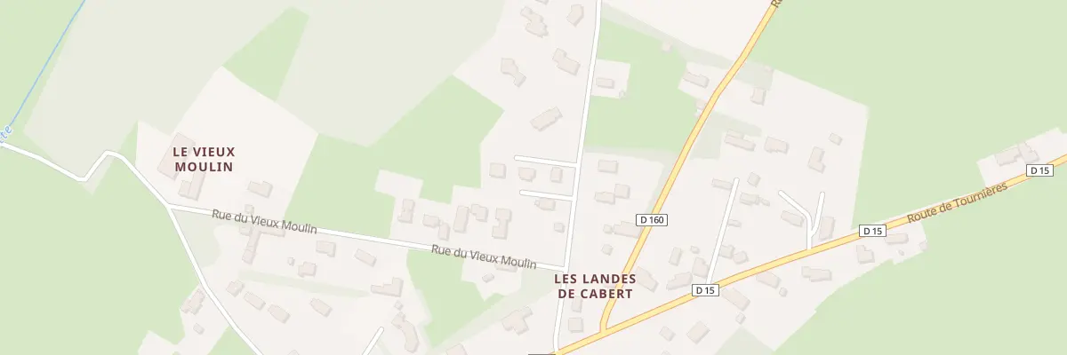 Plan du 1774 Rue des Barres au Molay-Littry