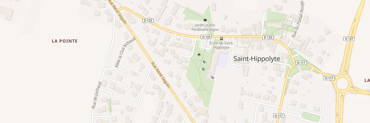 Plan du 24 All de la Panification à Saint-Hippolyte