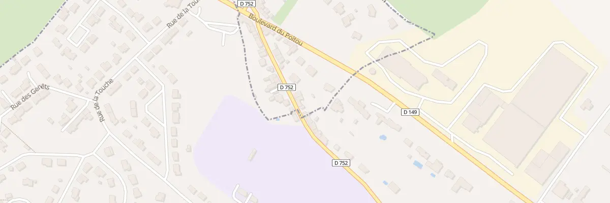 Plan du 8 Av des Mauges Chap Largeau à Mauléon