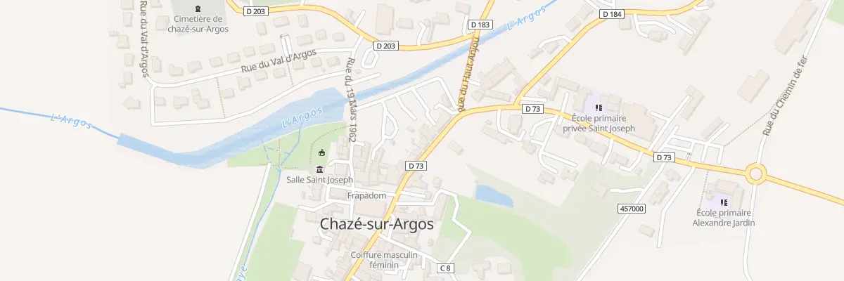 Plan du 11 Rue pierre du bellay à Chazé-sur-Argos