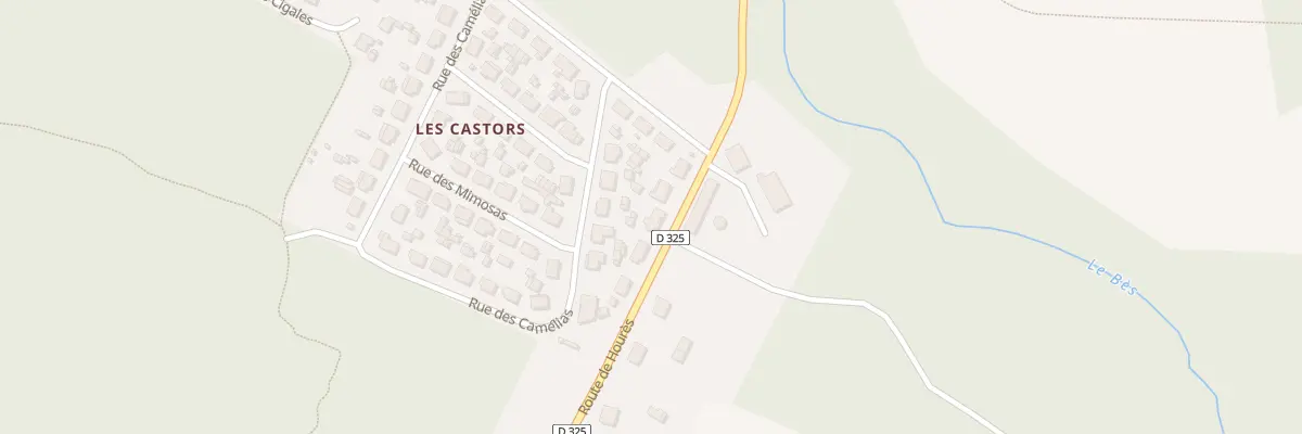 Plan du 835 Rte de Houres à Morcenx-la-Nouvelle
