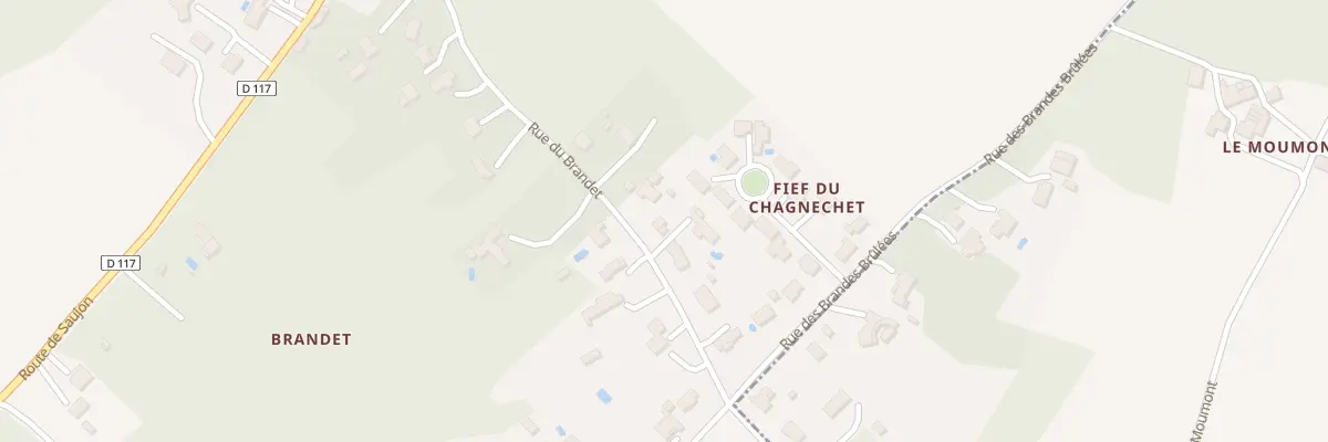 Plan du 33 Rue du Brandet à Sablonceaux