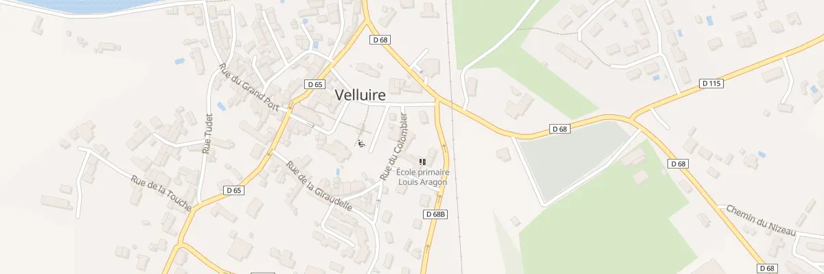 Plan du 1 Rue du colombier aux Velluire-sur-Vendée