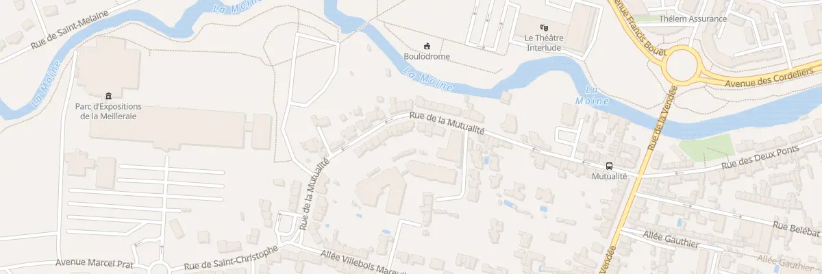 Plan du 55 Rue de la Mutualité à Cholet