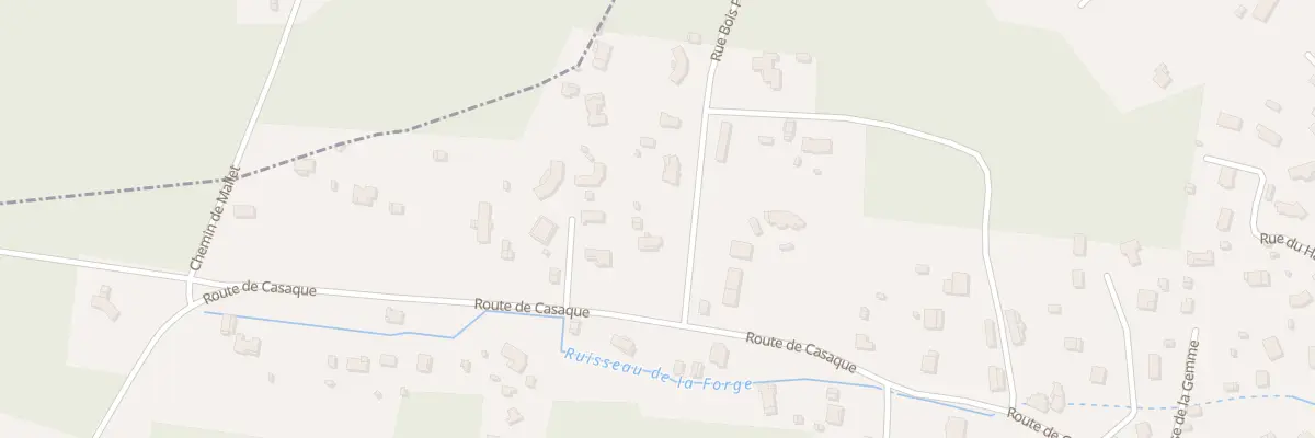 Plan du 1 Rue Bois Perron à Lugos