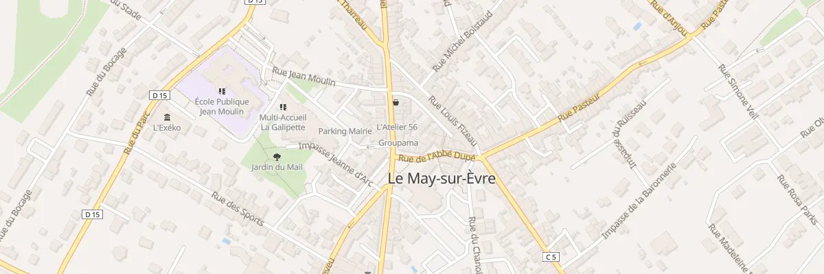 Plan du 1B Rue de l’Abbé Dupé au May-sur-Èvre