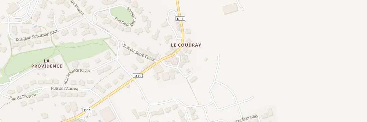 Plan du 14 Le Coudray aux Epesses