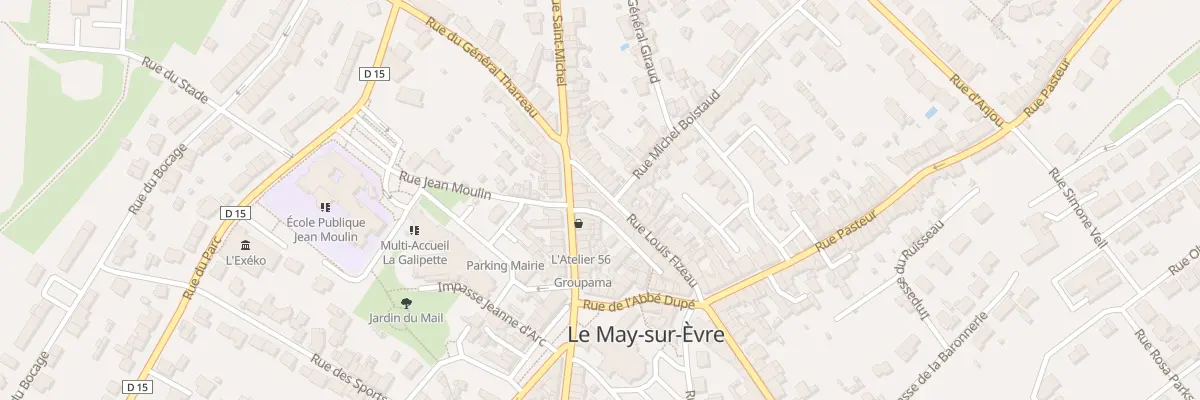 Plan du 20 Rue Saint Michel au May-sur-Èvre