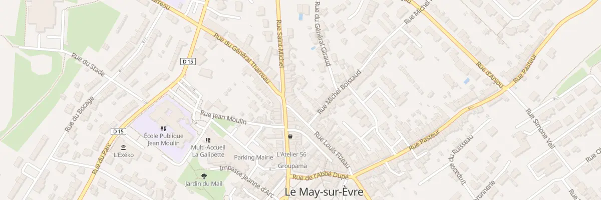 Plan du 34 Rue Louis Fizeau au May-sur-Èvre