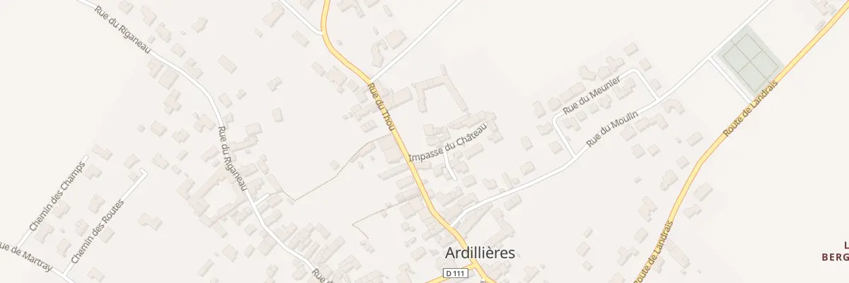 Plan du 15 Rue du Thou à Ardillières