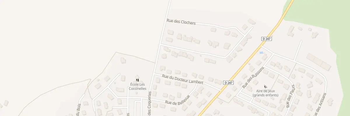 Plan du 2 Rue des Clochers à Montenay