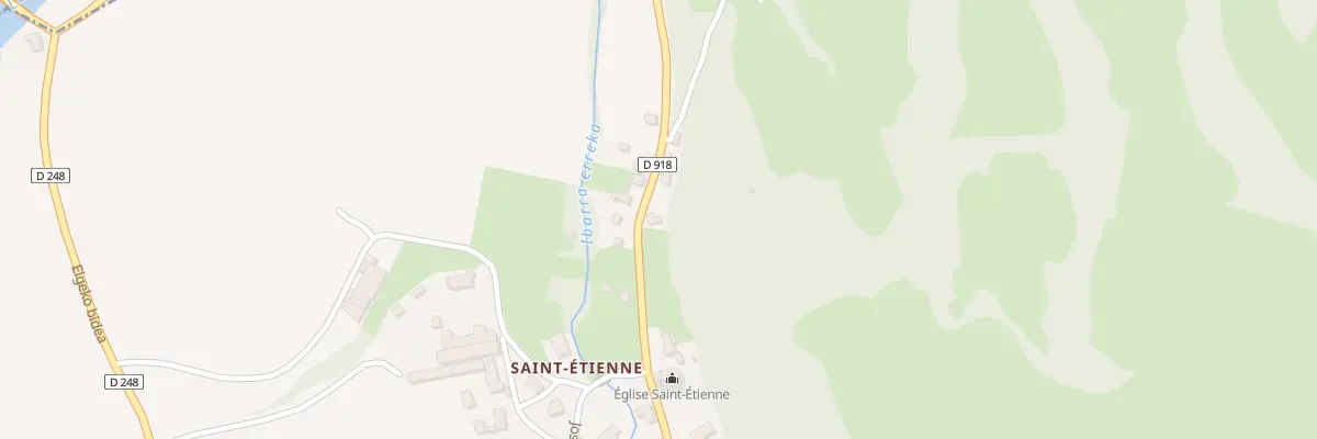 Plan du 5077 Eglise à Sauguis-Saint-Étienne